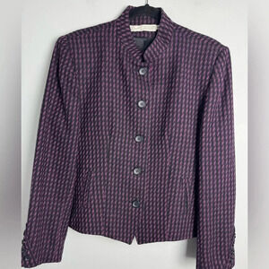 Tailored by HARLAN pure wool vintage button down jacket size 12